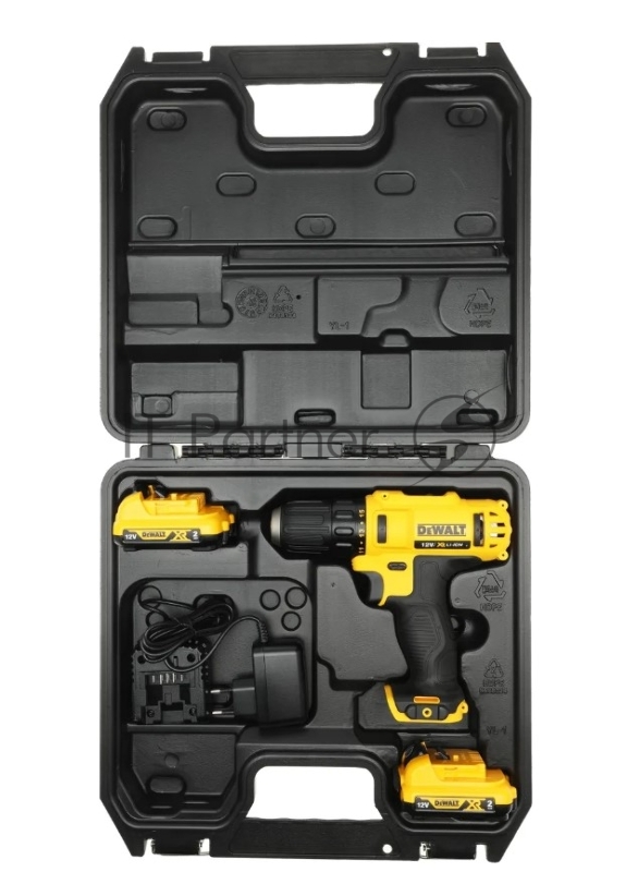Дрель-шуруповерт DeWalt DCD710D2-QW 180Вт аккум. патрон:быстрозажимной (кейс в комплекте)