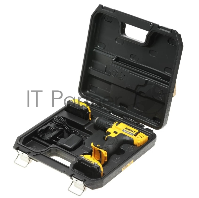 Дрель-шуруповерт DeWalt DCD710D2-QW 180Вт аккум. патрон:быстрозажимной (кейс в комплекте)
