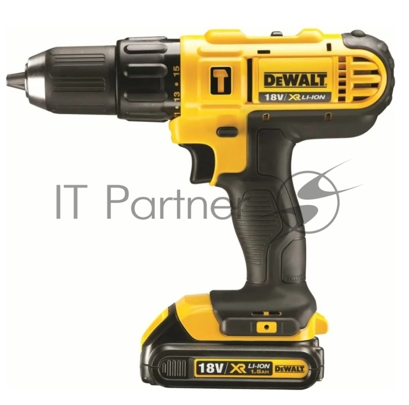 Дрель-шуруповерт DeWalt DCD776S2-ZA 300Вт аккум. патрон:быстрозажимной (кейс в комплекте)