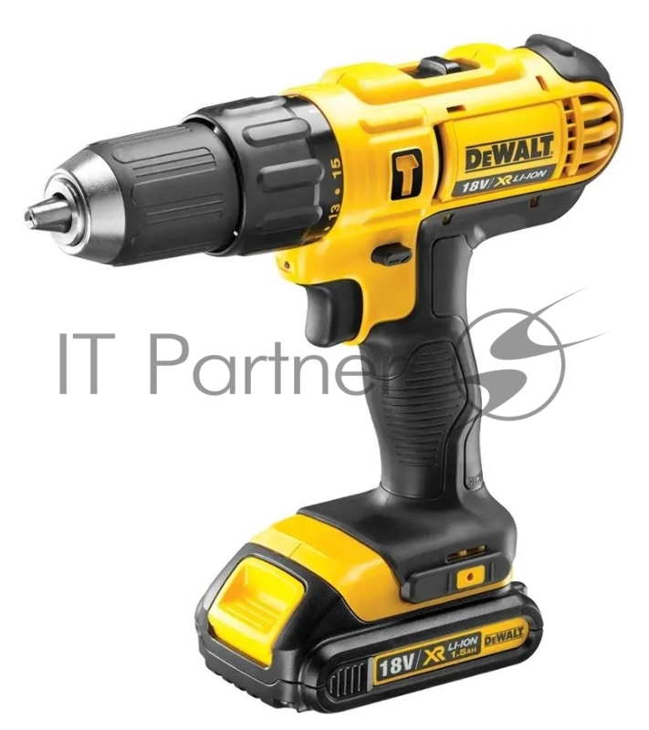 Дрель-шуруповерт DeWalt DCD776S2-ZA 300Вт аккум. патрон:быстрозажимной (кейс в комплекте)