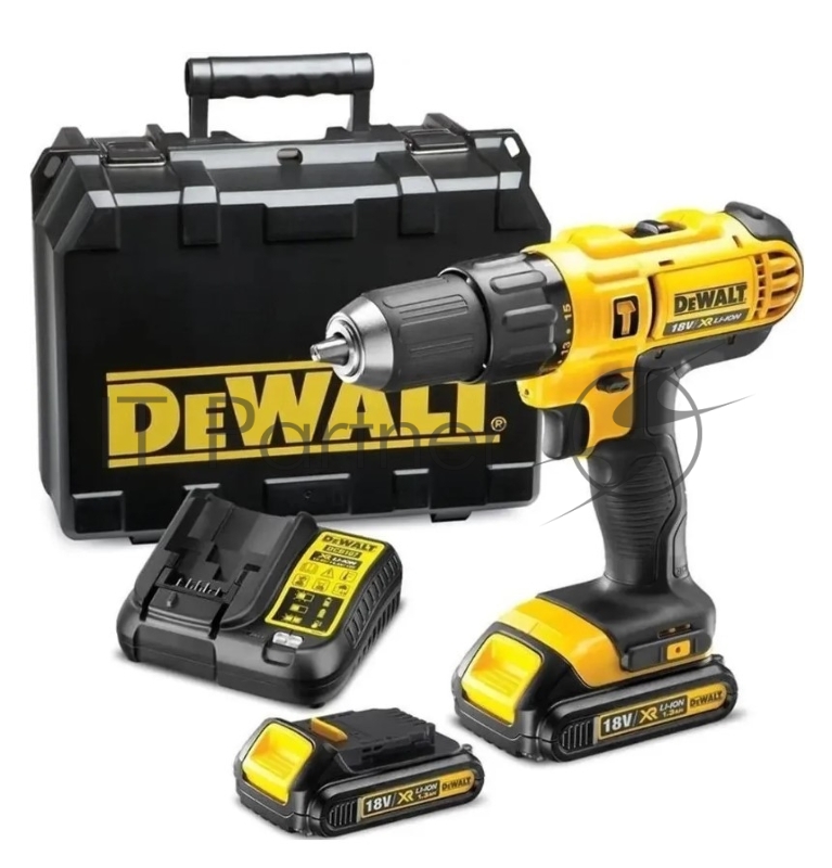 Дрель-шуруповерт DeWalt DCD776S2-ZA 300Вт аккум. патрон:быстрозажимной (кейс в комплекте)