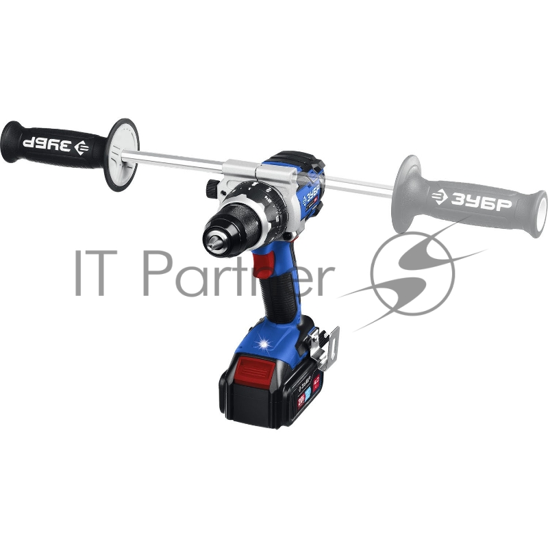 Бесщеточный гайковерт ЗУБР Т7, 20 В, 500 Н·м, 2 АКБ (4 А·ч), кейс, Профессионал (GB-500-42)