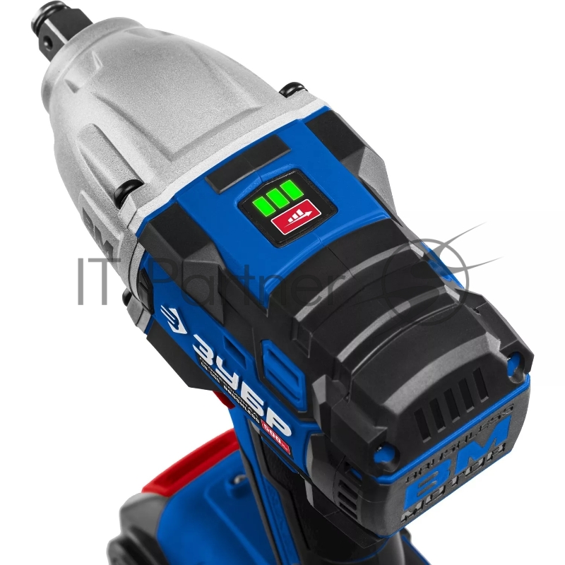 Бесщеточный гайковерт ЗУБР Т7, 20 В, 500 Н·м, без АКБ, Профессионал (GB-500)