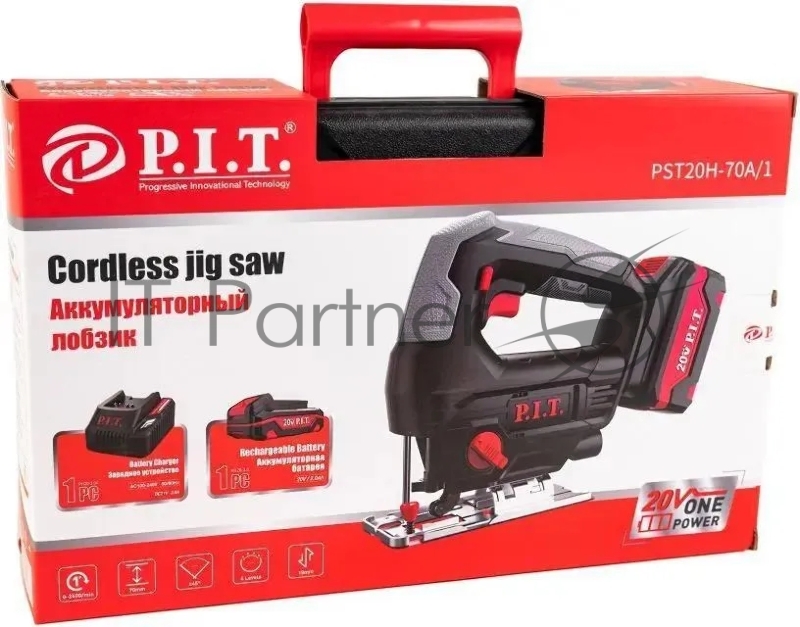 Лобзик P.I.T. PST20H-70A/1 2400ходов/мин от аккумулятора