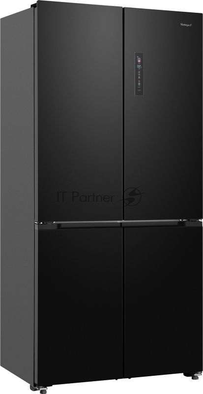 Холодильник WEISSGAUFF WCD 510 INVERTER NO FROST BLACK GLASS