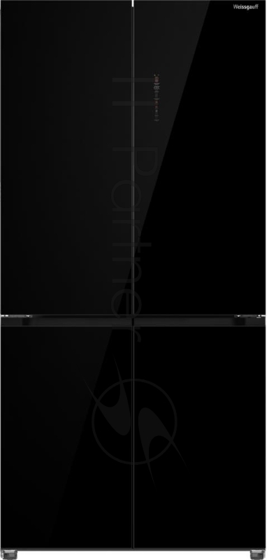 Холодильник WEISSGAUFF WCD 510 INVERTER NO FROST BLACK GLASS