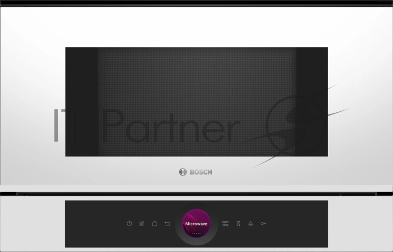 Микроволновая печь Bosch BFL7221W1 21л. 900Вт белый (встраиваемая)