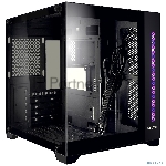 Корпус Ginzzu V320 RGB подсветка, закаленное стекло 1*USB 3.0,1*USB 2.0, AU mATX