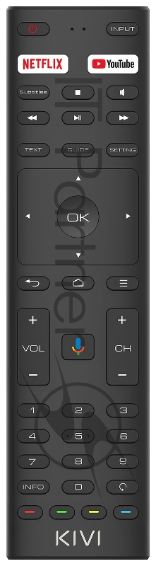 Телевизор LED Kivi 43 43U740NB черный 4K Ultra HD 60Hz DVB-T2 DVB-C WiFi Smart TV