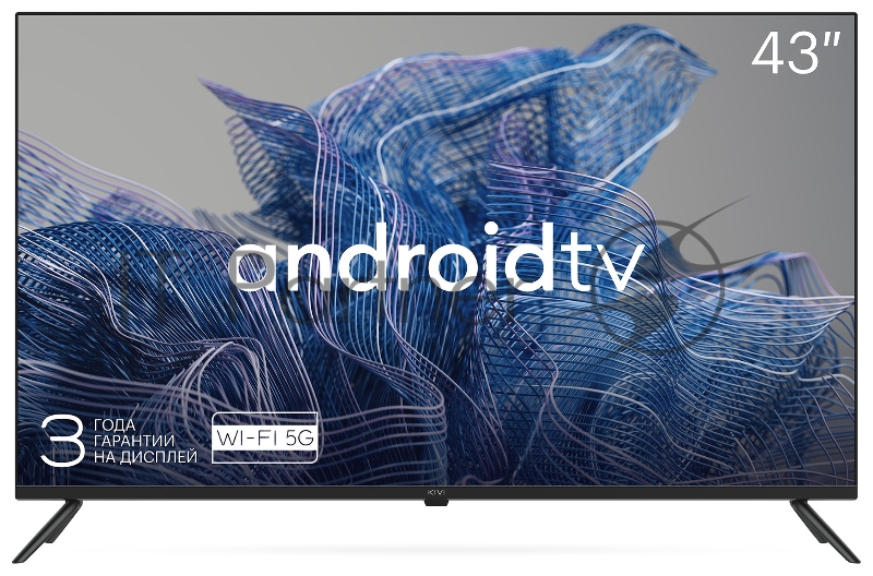 Телевизор LED Kivi 43 43U740NB черный 4K Ultra HD 60Hz DVB-T2 DVB-C WiFi Smart TV