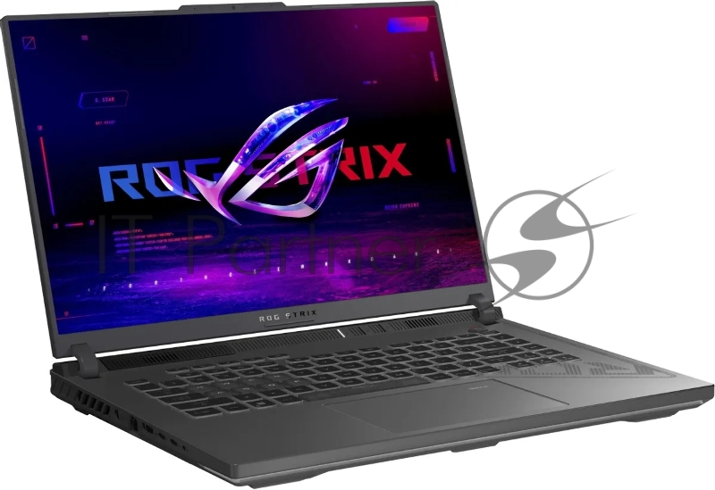 Ноутбук Asus ROG Strix G16 G614JI-N4413 Core i7 13650HX 32Gb SSD1Tb NVIDIA GeForce RTX4070 8Gb 16 IPS WQXGA (2560x1600) noOS grey WiFi BT Cam (90NR0D41-M00VN0)