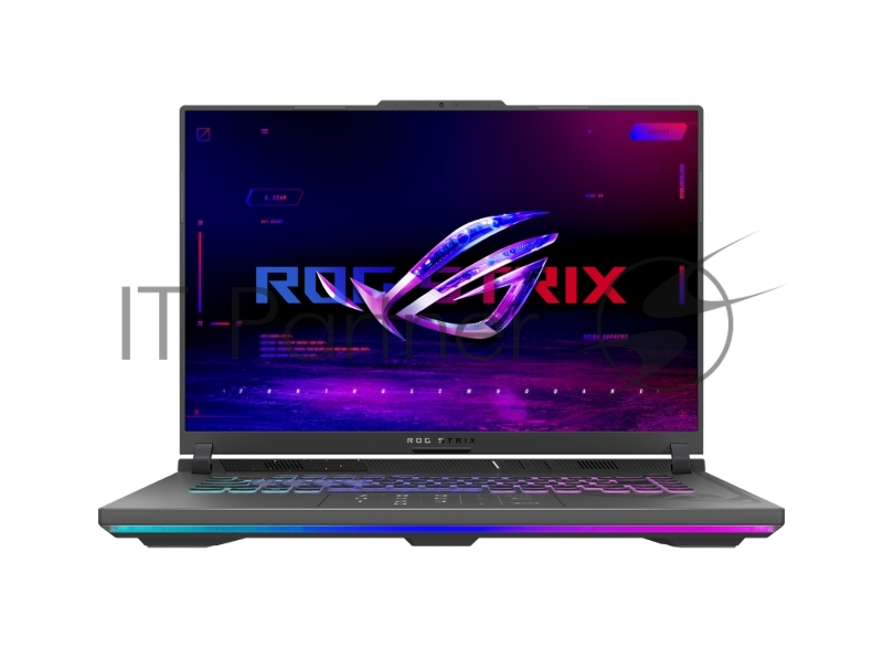 Ноутбук Asus ROG Strix G16 G614JI-N4413 Core i7 13650HX 32Gb SSD1Tb NVIDIA GeForce RTX4070 8Gb 16 IPS WQXGA (2560x1600) noOS grey WiFi BT Cam (90NR0D41-M00VN0)