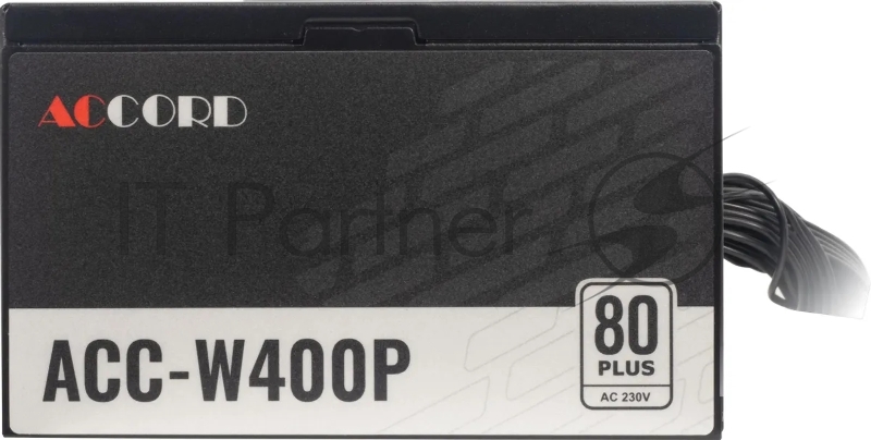 Блок питания Accord ATX 400W ACC-W400P 80 PLUS WHITE (20+4pin) 120mm fan 6xSATA