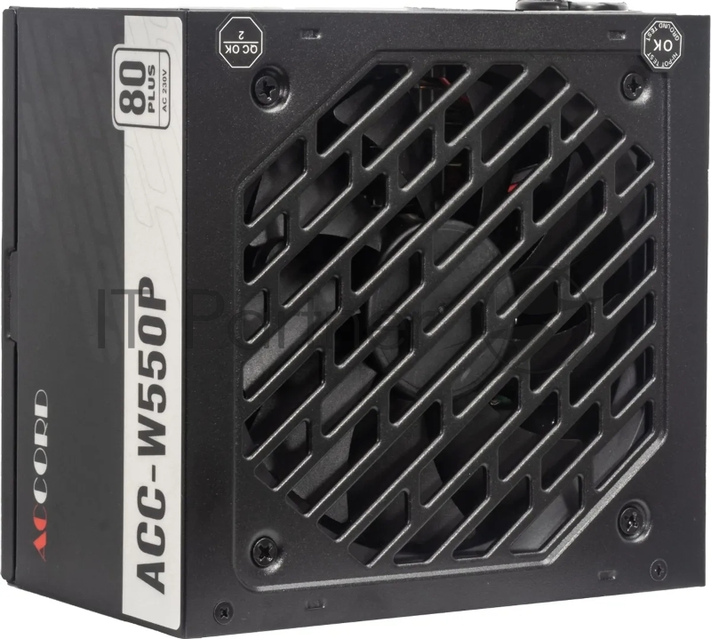 Блок питания Accord ATX 550W ACC-W550P 80 PLUS WHITE (20+4pin) 120mm fan 6xSATA