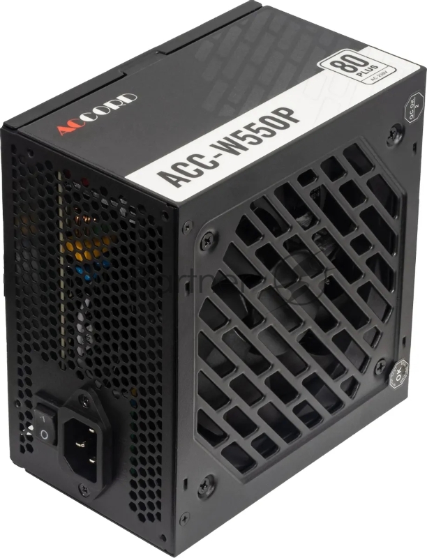 Блок питания Accord ATX 600W ACC-W600P 80 PLUS WHITE (20+4pin) 120mm fan 6xSATA