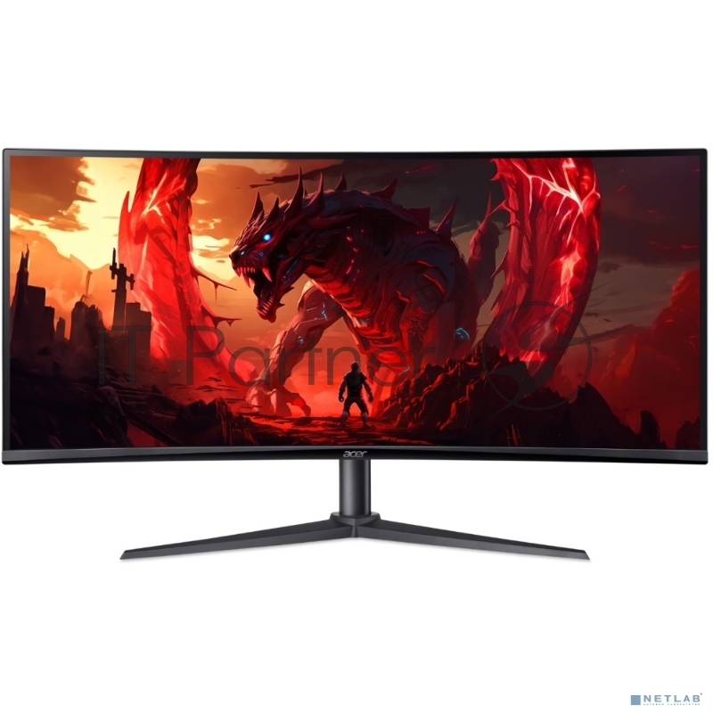 Монитор 34 ACER Nitro XZ340CUHbiiphx, ZeroFrame, Curved 1500R Black, 21:9, VA, 3440x1440, 1 / 5ms, 250cd, 100Hz, 2xHDMI(2.0) + 2xDP(1.4) + Audio out , sync: FreeSync, hdr: HDR 10, H.Adj. 100