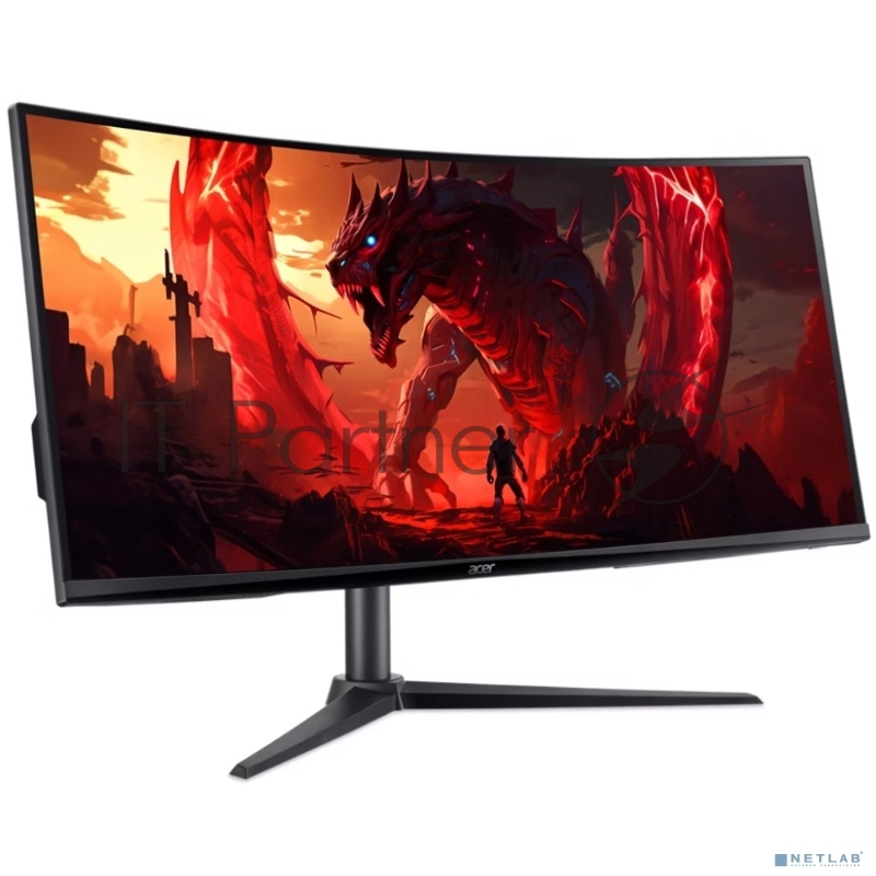 Монитор 34 ACER Nitro XZ340CUHbiiphx, ZeroFrame, Curved 1500R Black, 21:9, VA, 3440x1440, 1 / 5ms, 250cd, 100Hz, 2xHDMI(2.0) + 2xDP(1.4) + Audio out , sync: FreeSync, hdr: HDR 10, H.Adj. 100
