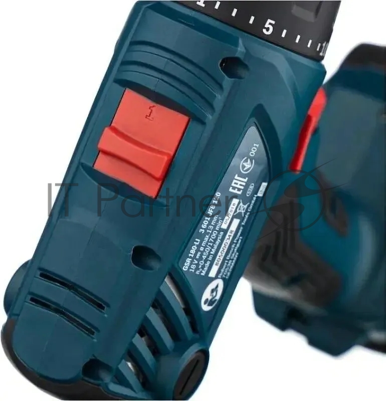 Дрель-шуруповерт Bosch GSR 180 LI аккум. патрон:быстрозажимной (кейс в комплекте) (06019F8109)