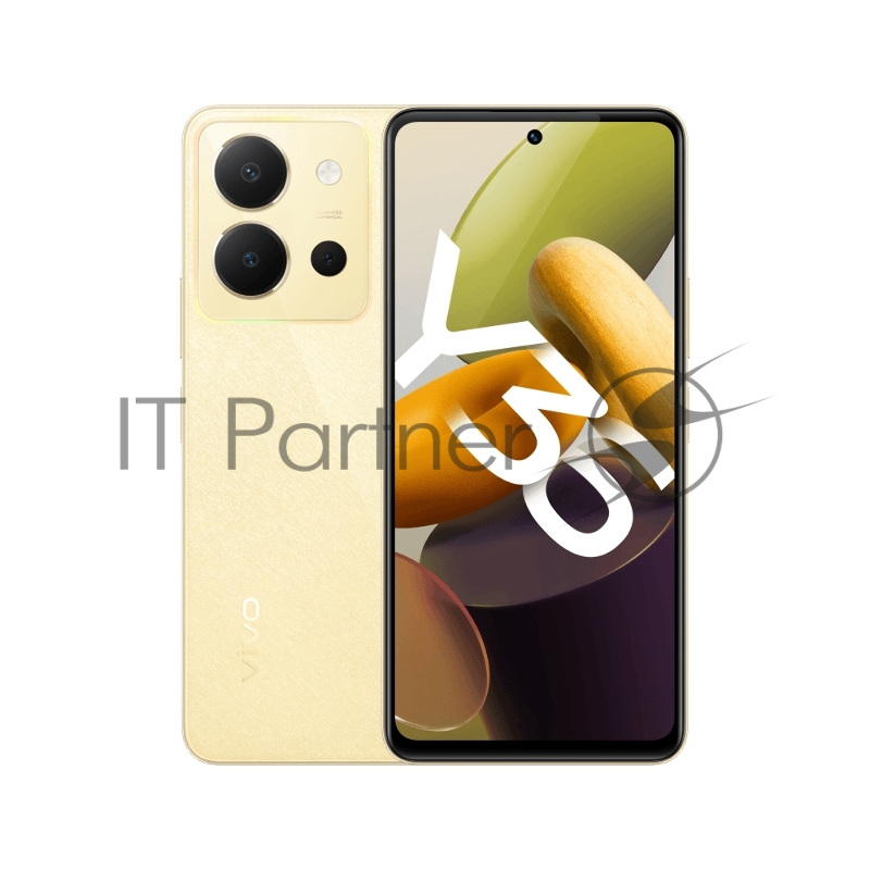 Смартфон VIVO Y36 Vibrant Gold, 16,8 cm (6.64) 2388 x 1080 пикселей, 4x2,4 ГГц+4x1.9 ГГц, 8 Core, 8GB RAM, 128GB, 1 ТБ, 50 МП + 2 МП + 2 МП/16Mpix, 2 Sim, 2G, 3G, LTE, BT v5.0, Wi-Fi, NFC, GPS, Type-C, 5000mAh, Android 13, 202g, 164.06 ммx76,17 ммx8,