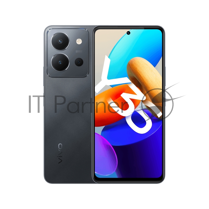 Смартфон VIVO Y36 Meteor Black, 16,8 cm (6.64) 2388 x 1080 пикселей, 4x2,4 ГГц+4x1.9 ГГц, 8 Core, 8GB RAM, 128GB, 1 ТБ, 50 МП + 2 МП + 2 МП/16Mpix, 2 Sim, 2G, 3G, LTE, BT v5.0, Wi-Fi, NFC, GPS, Type-C, 5000mAh, Android 13, 202g, 164.06 ммx76,17 ммx8,