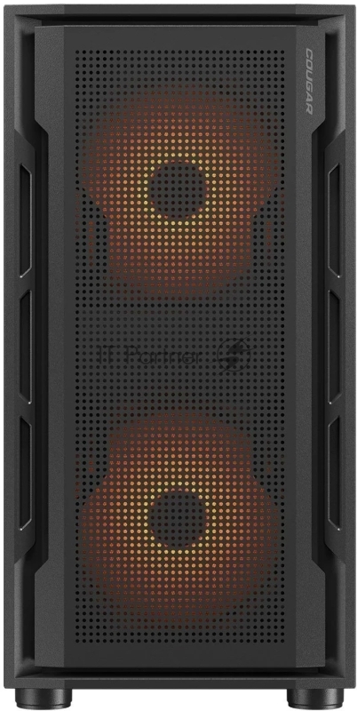 Корпус Cougar Uniface Mini RGB 2x140mm + 1x120mm ARGB Fan, ARGB Fan Hub, без БП, черный, mATX