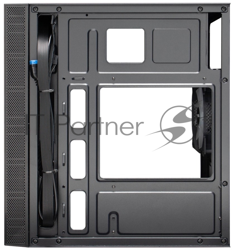 Корпус 1STPLAYER FIREBASE X1 Black / mATX / 3x120mm LED fans / X1-BK-3F1