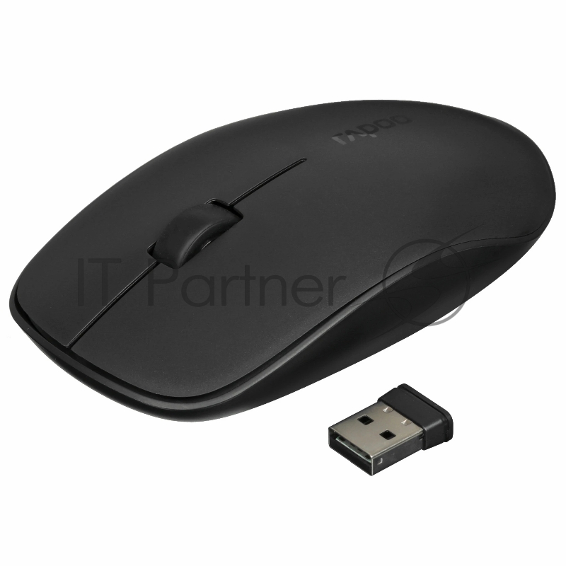 Клавиатура + мышь Rapoo X260S клав:черный мышь:черный USB беспроводная