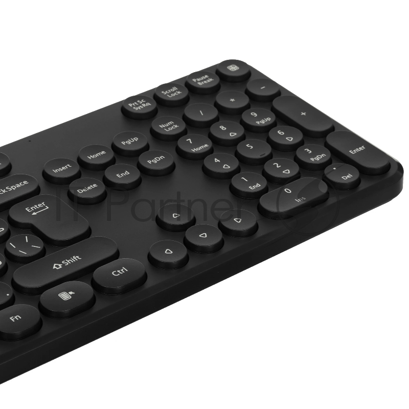 Клавиатура + мышь Rapoo X260S клав:черный мышь:черный USB беспроводная