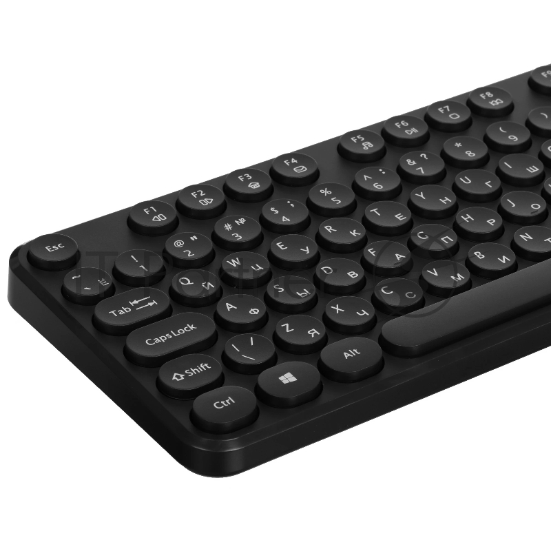 Клавиатура + мышь Rapoo X260S клав:черный мышь:черный USB беспроводная