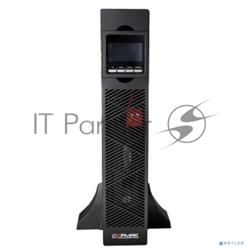 Источник бесперебойного питания Ермак ИБП Онлайн стоечный 2U, 1500 ВА/1500 Вт, 8xIEC C13, EPO, USB, RS-232, 3х9Ач (СБП ЕРМАК 220-220.1.5-96-Р)