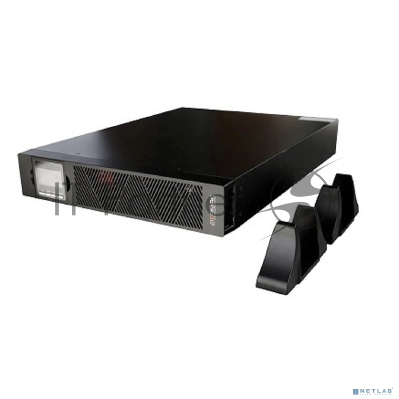 Источник бесперебойного питания Ермак ИБП Онлайн стоечный 2U, 1500 ВА/1500 Вт, 8xIEC C13, EPO, USB, RS-232, 3х9Ач (СБП ЕРМАК 220-220.1.5-96-Р)