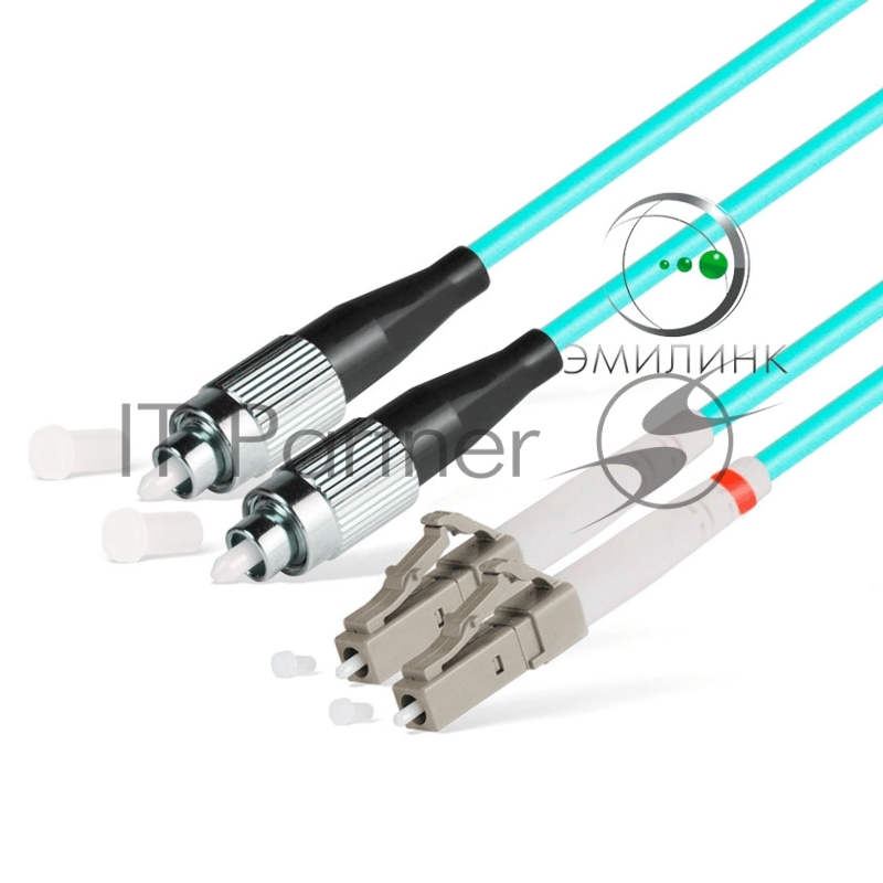 Шнур оптический NTSS PREMIUM dpc LC/UPC-LC/UPC 50/125 (OM3) 3.0мм 7,5м LSZH