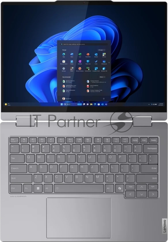 Ноутбук Lenovo ThinkBook 14 2-in-1 G4 IML 14 WUXGA (1920x1200)IPS 300N TOUCH, Intel Ultra 5 125U, 1x16GB DDR5 5600, 512GB SSD M.2, Intel UHD, WiFi 6, BT, FPR, FHD Cam, 60Wh, 65W USB-C, Win 11 Pro, 1Y, 1.64kg