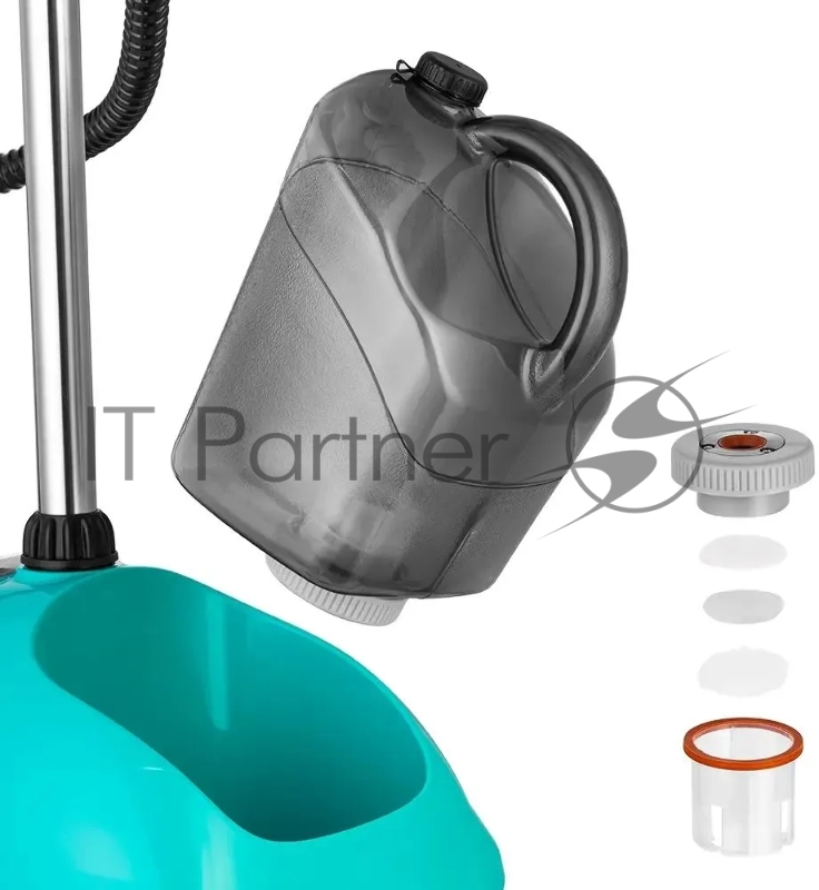 Отпариватель напольный Kitfort КТ-9123-3 1960Вт черный/бирюзовый