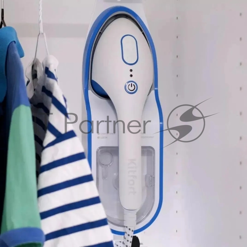 Отпариватель ручной Kitfort КТ-9130-3 1500Вт белый/синий