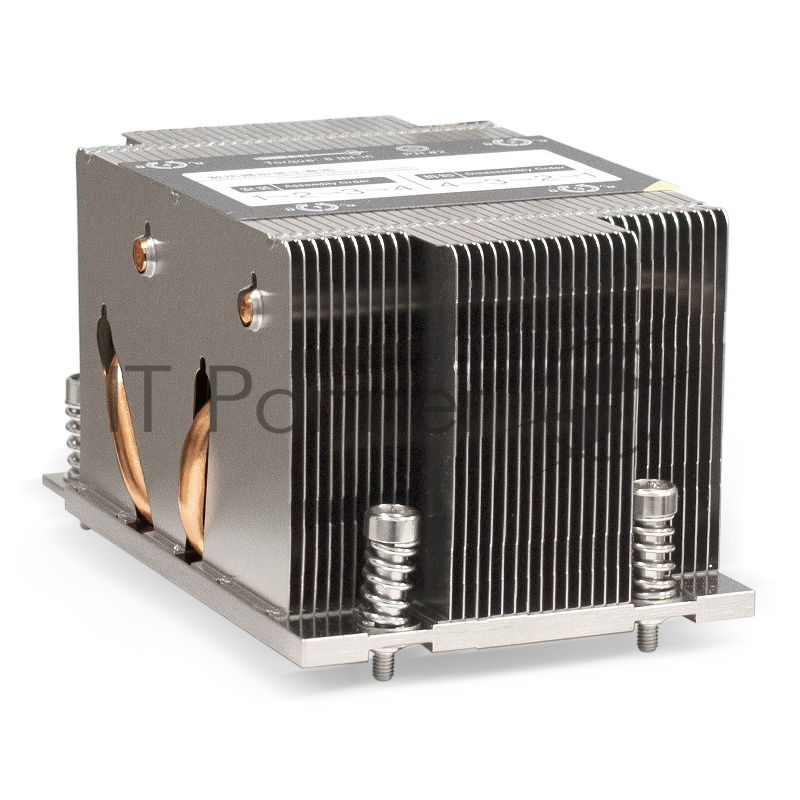 Радиатор для процессора ExeGate EX293445RUS ESNK-P0063P.2U.SP3.Cu (Al+Cu, 2U, 4 тепл. трубки, LGA SP3, TDP 280W, 420г, на винтах, с термопастой, Retail box)