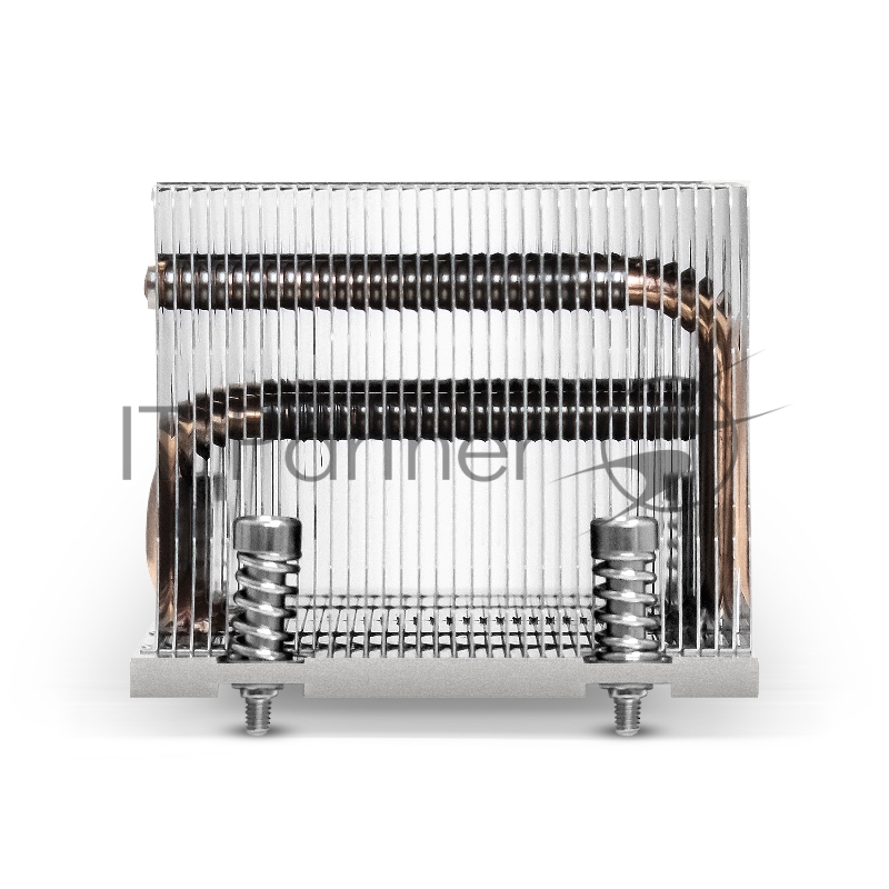 Радиатор для процессора ExeGate EX293445RUS ESNK-P0063P.2U.SP3.Cu (Al+Cu, 2U, 4 тепл. трубки, LGA SP3, TDP 280W, 420г, на винтах, с термопастой, Retail box)