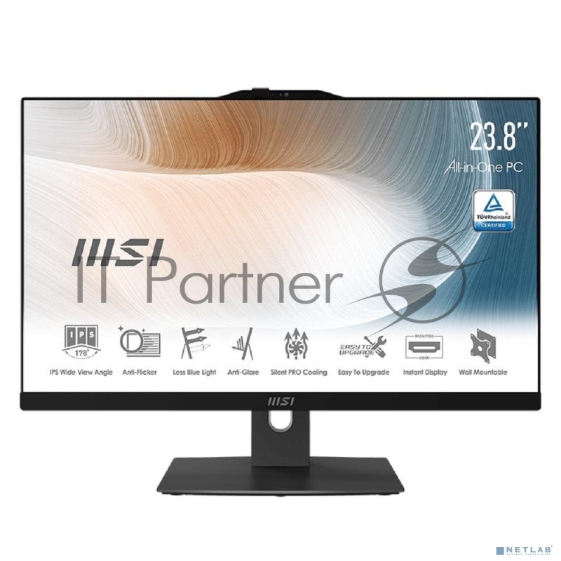 Моноблок Modern AM272P 12M-645XRU (MS-AF82) 27 FHD(1920x1080)/Intel Core i3-1215U 1.20GHz (Up to 4.4GHz) Hexa/16GB/512GB SSD/Integrated/WiFi/BT/2.0MP/K