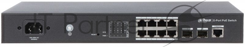 Коммутатор DH-PFS4210-8GT-150 8-портовый управляемый POE