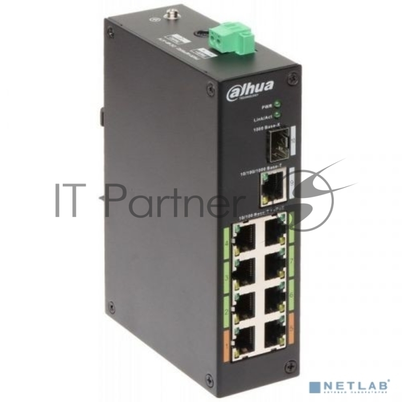Коммутатор Dahua DH-LR2110-8ET-120 8-портовый ePoE