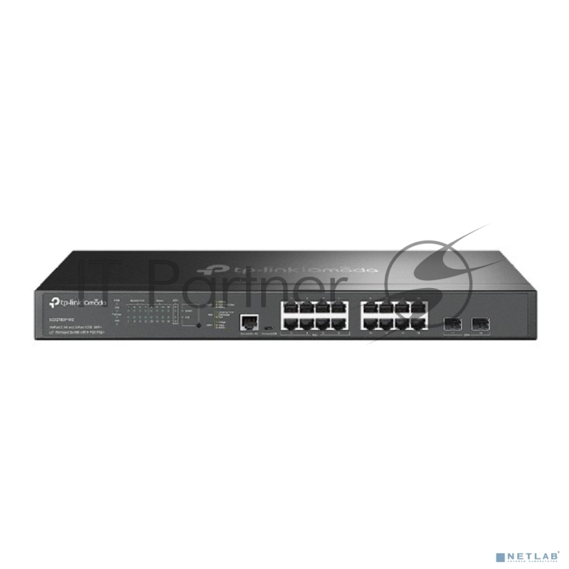 Коммутатор TP-Link SG3218XP-M2 (L2+) 16x2.5Гбит/с 2xКомбо(10GBase-T/SFP+) 2SFP+ 8PoE+ 240W управляемый