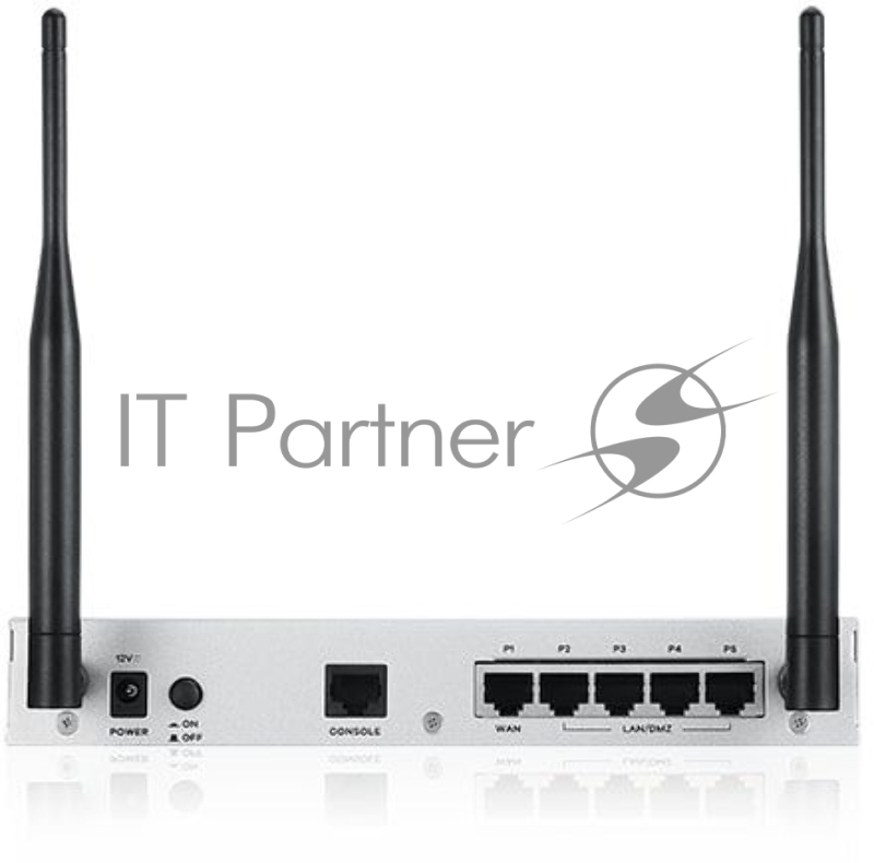 Межсетевой экран Zyxel USG Flex 100AX (USGFLEX100AX-RU0101F) AX1800 10/100/1000BASE-TX серебристый