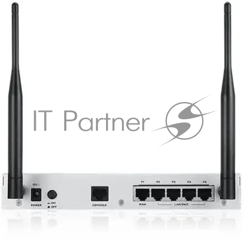 Межсетевой экран Zyxel USG Flex 100AX (USGFLEX100AX-RU0101F) AX1800 10/100/1000BASE-TX серебристый