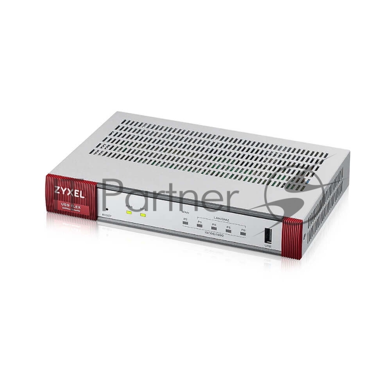 Межсетевой экран Zyxel USG Flex 100 (USGFLEX100-RU0111F) 10/100/1000BASE-TX серебристый