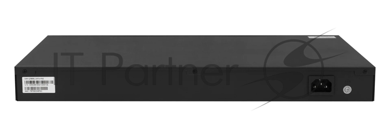 Управляемый PoE коммутатор уровня 2, 24 порта 10/100/1000Base-T с поддержкой PoE, 4 порта 1/10G SFP+, PoE 370 Ватт