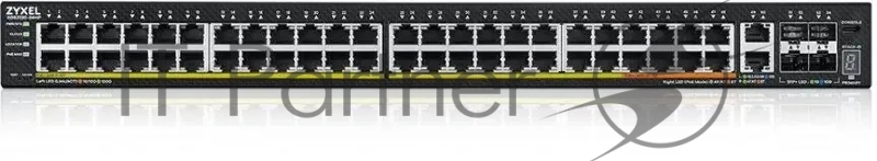 Коммутатор L3 Access Zyxel NebulaFlex Pro XGS2220-54FP, rack 19, 48xRJ-45: 1G PoE+ (8 из них PoE++), 2xRJ-45: 1/2.5/5/10G PoE++, 4xSFP+, бюджет PoE 960 Вт