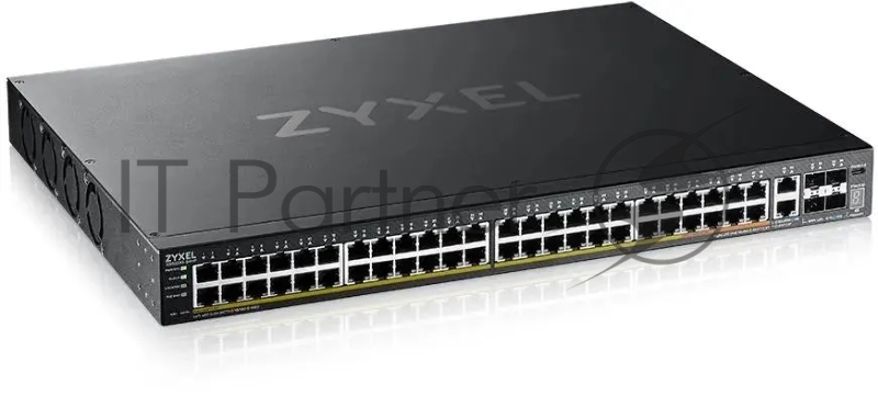 Коммутатор L3 Access Zyxel NebulaFlex Pro XGS2220-54FP, rack 19, 48xRJ-45: 1G PoE+ (8 из них PoE++), 2xRJ-45: 1/2.5/5/10G PoE++, 4xSFP+, бюджет PoE 960 Вт