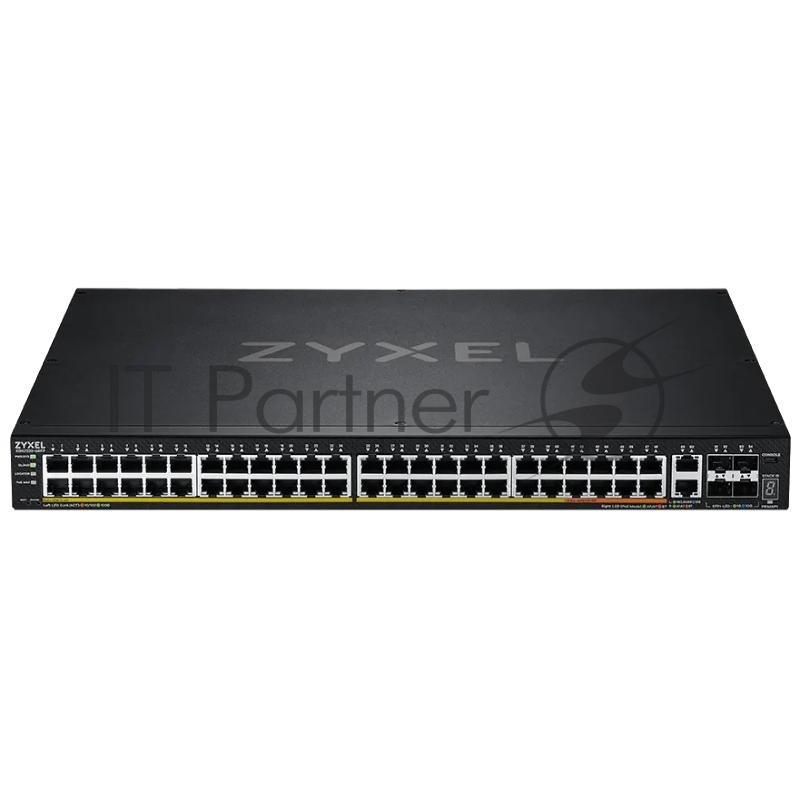 Коммутатор L3 Access Zyxel NebulaFlex Pro XGS2220-54FP, rack 19, 48xRJ-45: 1G PoE+ (8 из них PoE++), 2xRJ-45: 1/2.5/5/10G PoE++, 4xSFP+, бюджет PoE 960 Вт