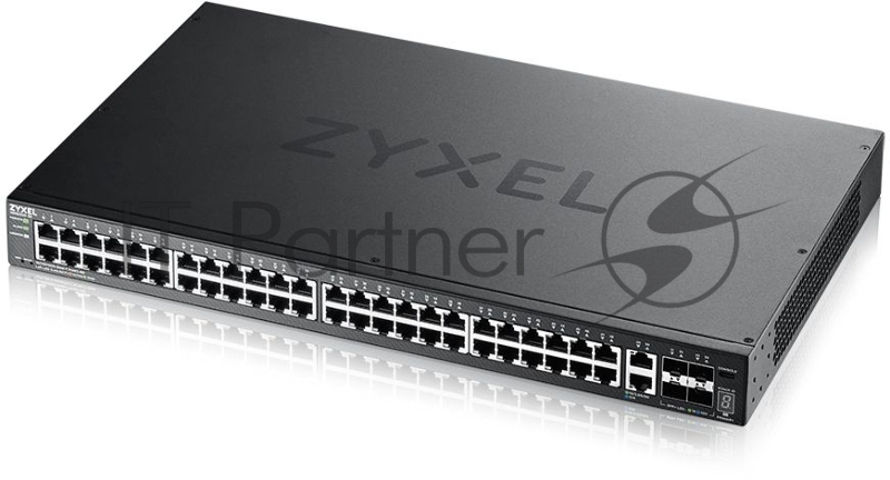 Коммутатор L3 Access Zyxel NebulaFlex Pro XGS2220-54, rack 19, 48xRJ-45: 1G, 2xRJ-45: 1/2.5/5/10G, 4xSFP+