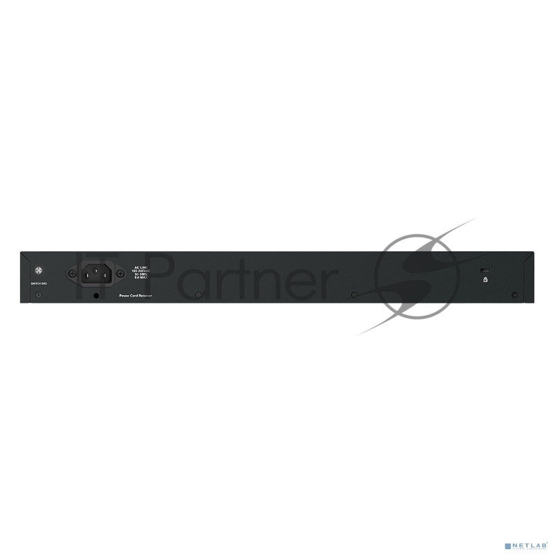 Неуправляемый коммутатор D-Link DGS-1026MP/B2A с 24 портами 10/100/1000Base-T, 2 комбо-портами 100/1000Base-T/SFP (24 порта PoE 802.3af/at, PoE-бюджет 370 Вт)